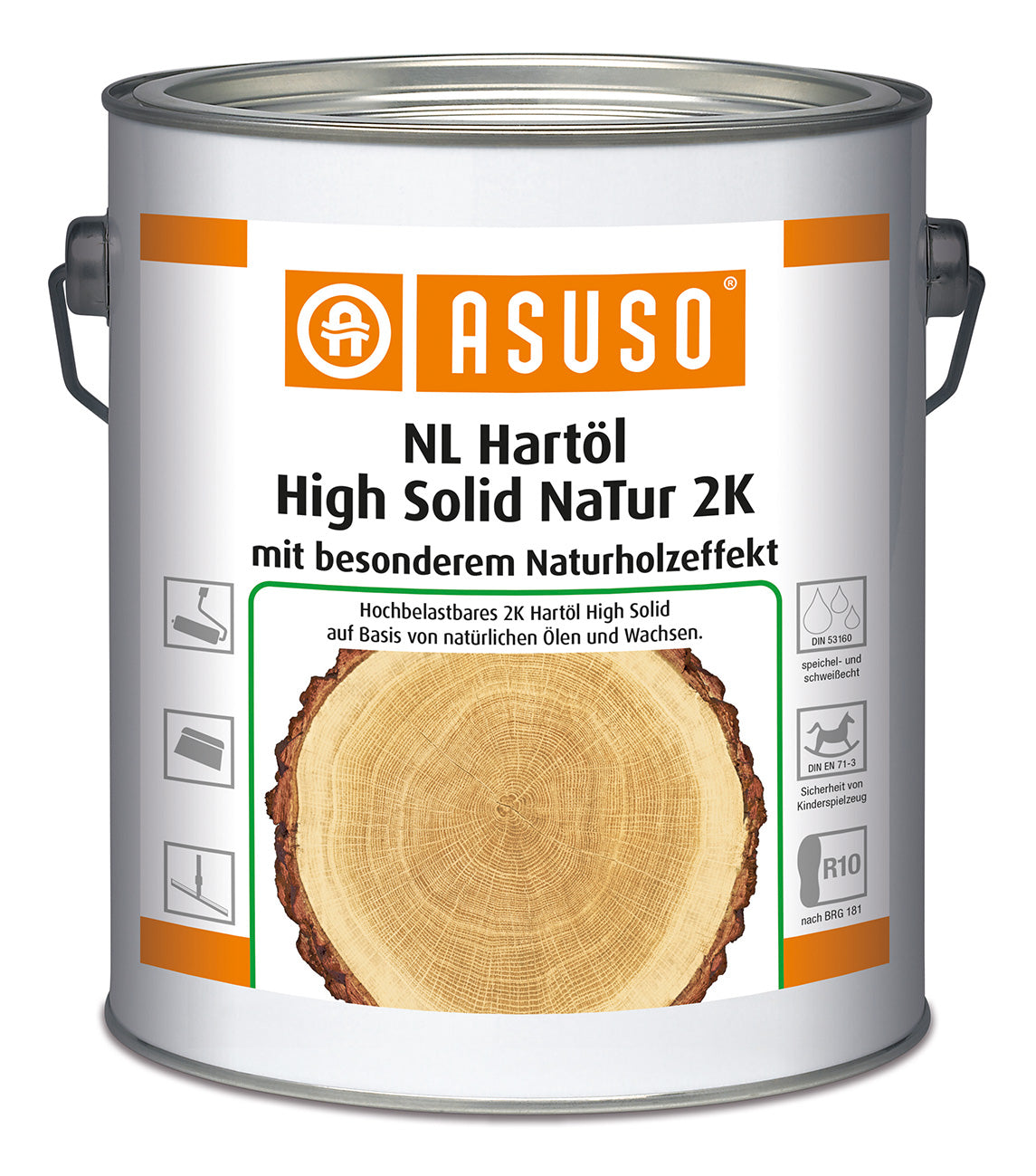 ASUSO NL Hartöl High Solid Natur 2K inkl. Härter
