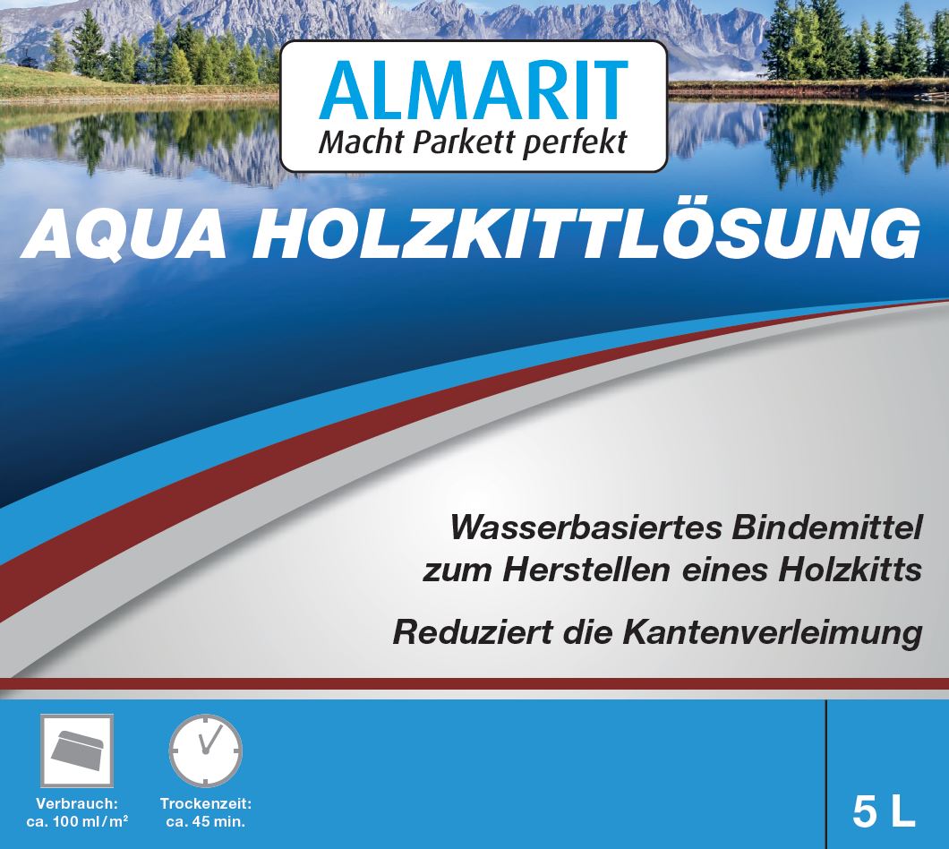 Almarit Aqua Holzkittlösung 5 Liter - Wasserbasis