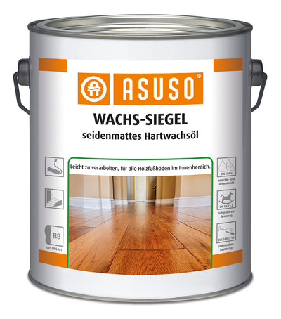 Asuso Wachs-Siegel 3 Liter - seidenmattes Hartwachsöl - R9